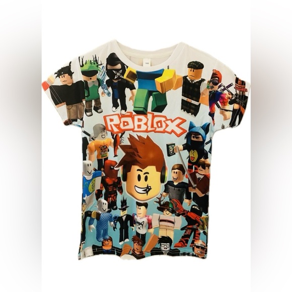 Boys Roblox Game Short Sleeve T-Shirt. 3D Printing - Picture 3 of 6